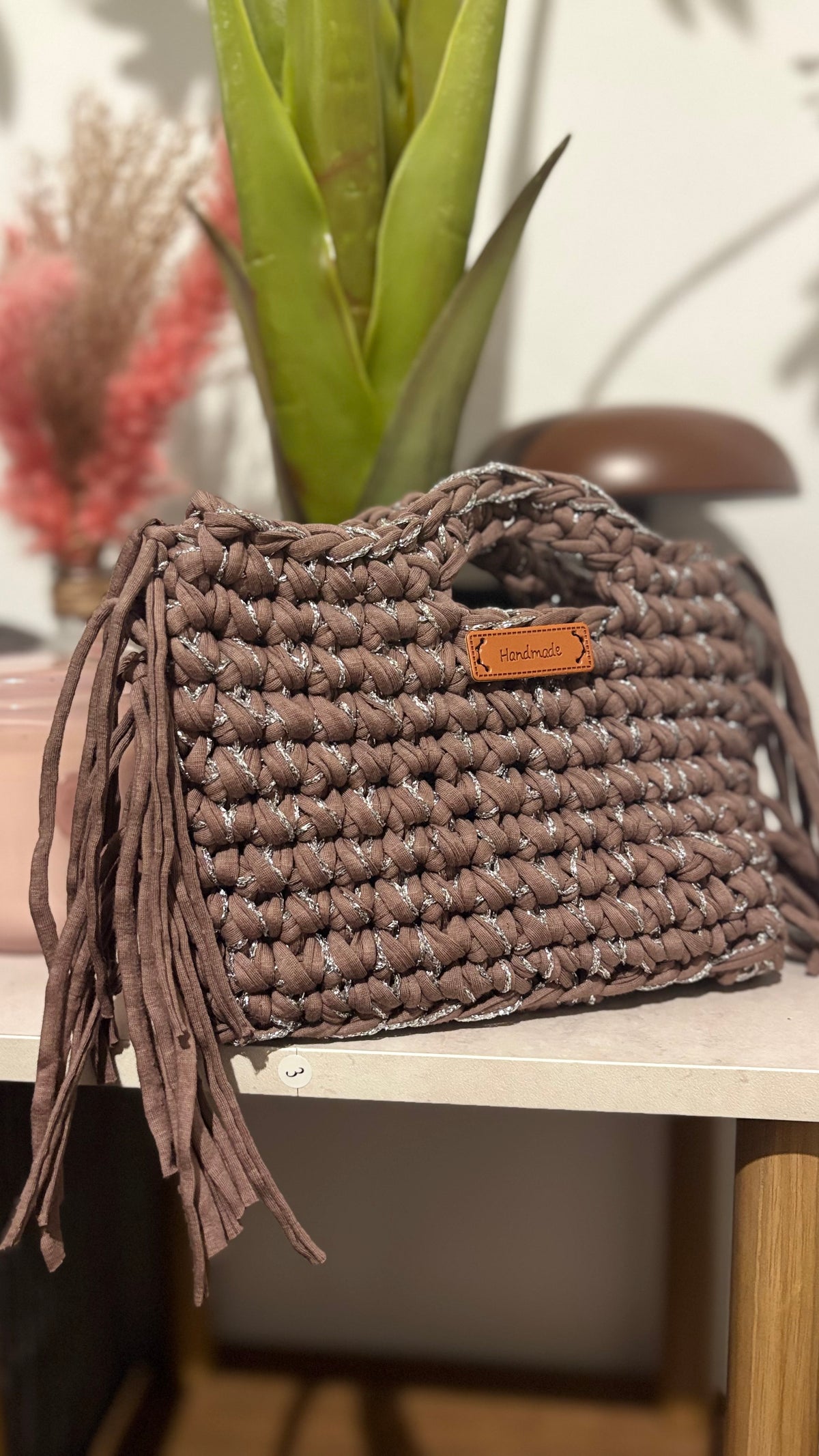 SAC ÉBÈNE TAUPE & CHOCOLAT